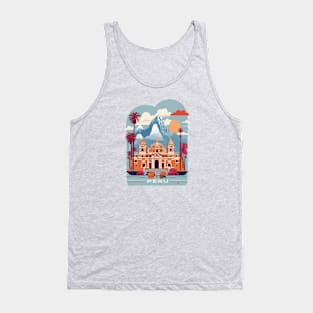 Vintage Travel Peru Design Tank Top